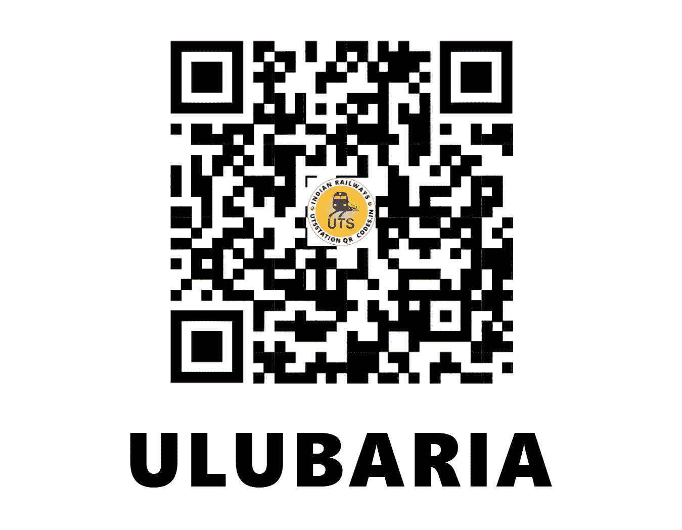 UTS QR Code for ULUBARIA - ULB - SE (WEST BENGAL)